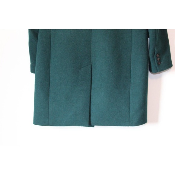 J. Crew Long Wool Blend Topcoat Dark Green E6228 Women's Size 6 H14099 - Picture 10 of 11